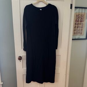 Old Navy Black Long Sleeve Dress